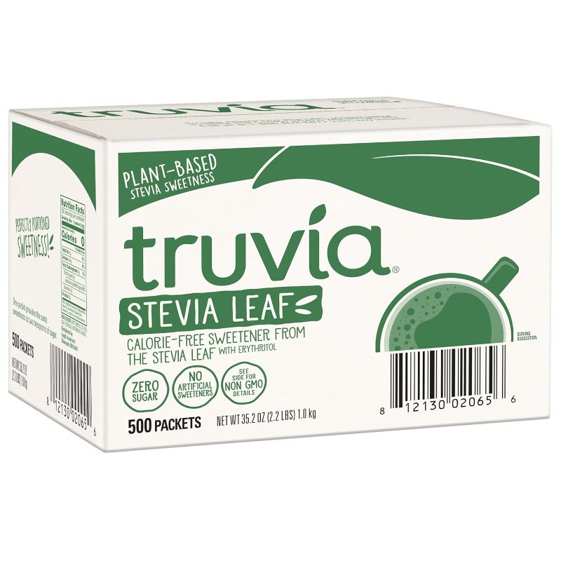 Photo 1 of Truvia Original Calorie-Free Sweetener from the Stevia Leaf Packets, 35.25 oz Box, 500 Count (Pack of 1) -- EXP 2027
