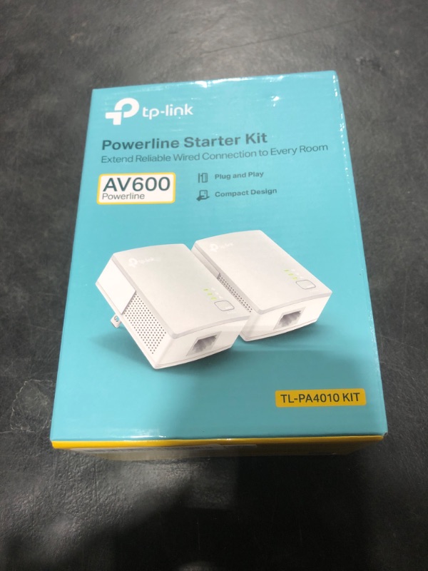 Photo 2 of TP-Link AV600 Powerline Ethernet Adapter - Plug&Play, Power Saving, Nano Powerline Adapter, Expand Home Network with Stable Connections (TL-PA4010 KIT)