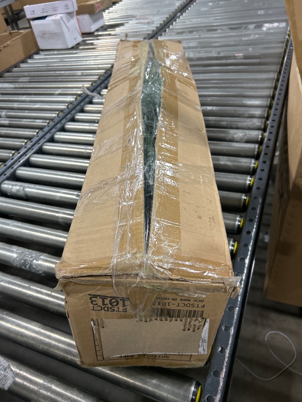 Photo 1 of YITAHOME Pre-Lit Green Artificial Christmas Tree 6ft, Prelit Spruce Christmas Tree for Home, Office, Party Decoration with 880 Branch Tips and 250 Lights, Green