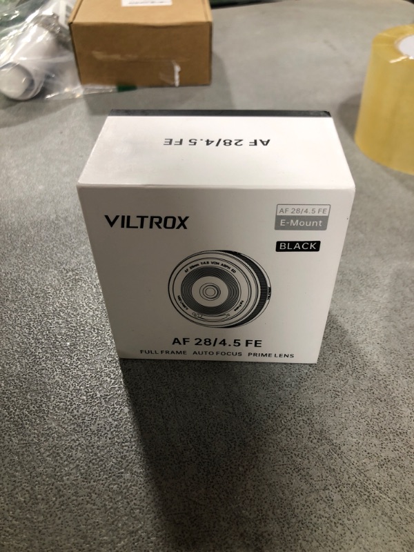 Photo 2 of VILTROX 28mm F4.5 Pancake Lens for Sony E, 28mm f/4.5 FE Chips-Size Full Frame Len Auto Focus Camera Lenses Prime Wide Angle Lens for Sony e Mount a7cr a7cii a7c a6700 zv-e100 a6600 a6400 a7iv a7iii