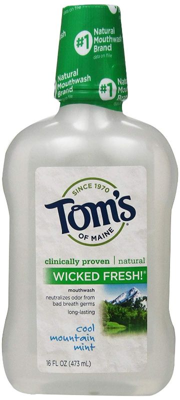 Photo 1 of Tom's of Maine Wicked Fresh! Mouthwash Cool Mountain Mint 16 oz 