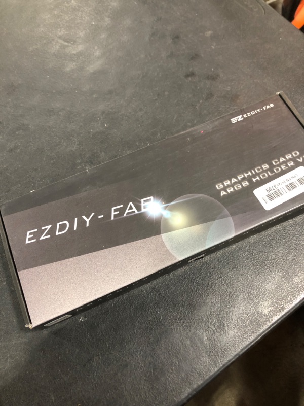 Photo 1 of EZDIY-FAB 5V ARGB GPU Holder Brace Graphics Card GPU Support Video Card Holder Bracket, Strenchable Structure, Video Card Sag Holder/Holster Bracket Support RX7990XTX, RTX4090, White-341-1