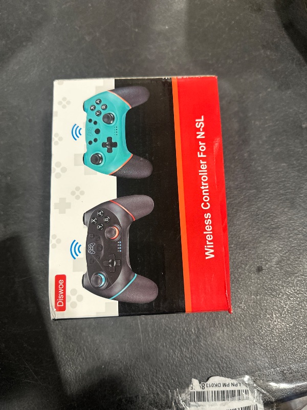 Photo 1 of Diswoe Upgraded Wireless Controller for Switch/Lite/OLED Pro Controller for Switch Remote Joystick Gamepad Supports Wake up, Gyro Axis, Turbo, Dual Vibration and Screenshot Function