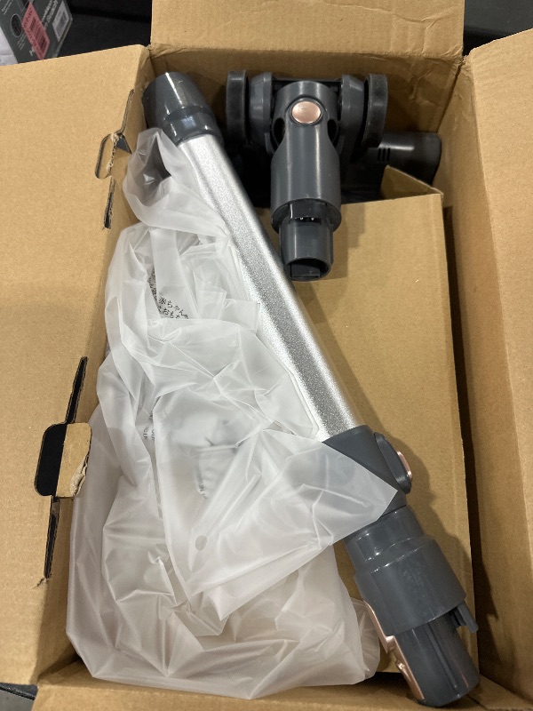 Photo 1 of N8 Cordless Vacuum Cleaner, Lightweight Stick Vacuum with Powerful Suction, 2200mAh Battery, 40 Mins Runtime, Self-Standing, Rechargeable Vacuum Cleaners for Home Hardwood Floor Carpet Pet Hair (Gold)