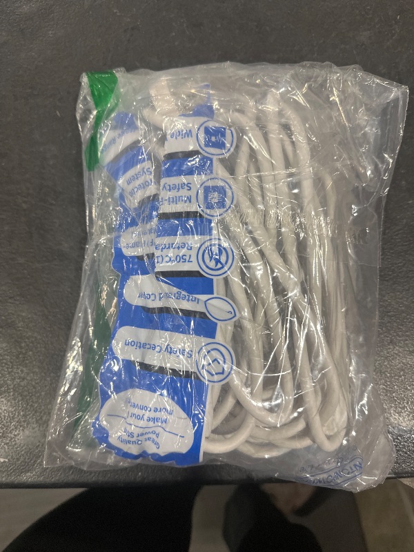 Photo 1 of Flat Plug Extension Cord 25 ft, Surge Protector Power Strip, Outlet Extender with 6 Outlets 4 USB Ports, 1080 J, Overload Protection, Extension Cord with Multiple Outlets for Indoor, Home, Office