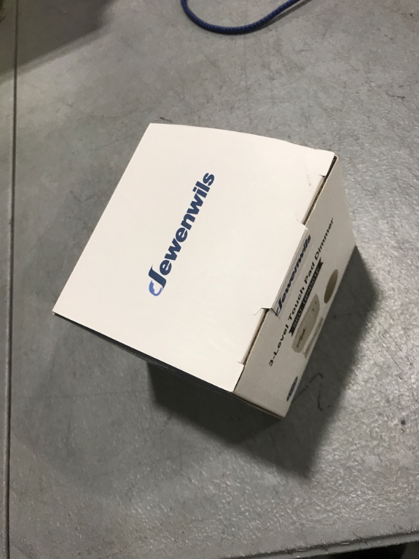 Photo 1 of DEWENWILS 2 Pack Touch Dimmer Switch, Touch Pad Control with 3 Levels of Dimming, Dimmable LED/CFL Lights, and Incandescent Bulbs, Extension Cord, ETL Listed, White