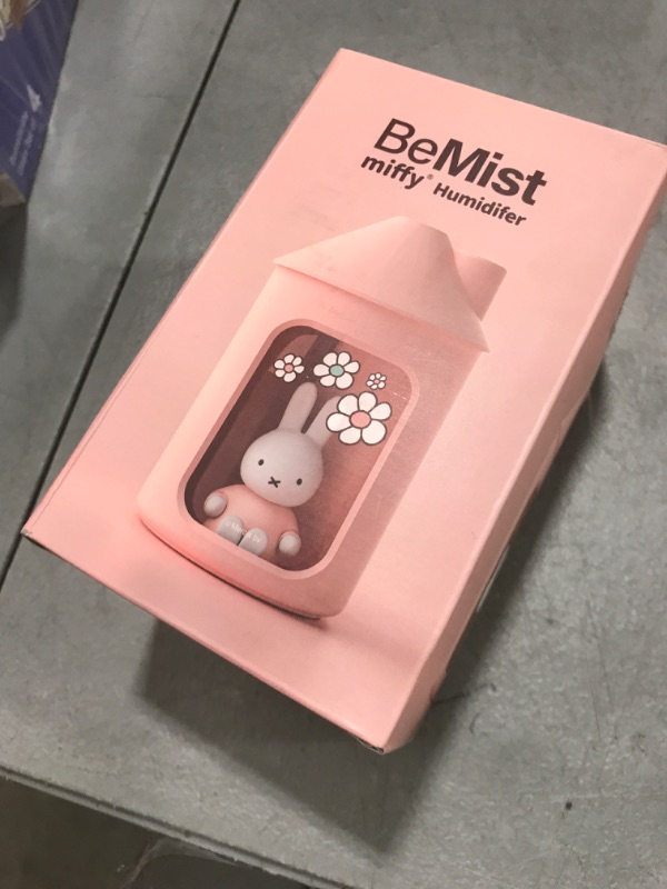 Photo 1 of Mipow x miffy BTA700M Cool Mist Humidifier for Bedroom,Ultrasonic Quiet Humidifier with Night Light,450 ML Double Spray Humidifiers for Nursery,Office Indoor Plants (Pink)