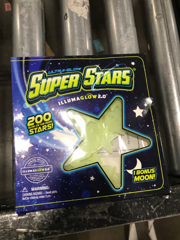 Photo 2 of Glow in The Dark Stars for Ceiling - Includes Installation Putty, Bonus Moon and Star Constellation Guide, Only Glow Stars Powered by Illumaglow2.0