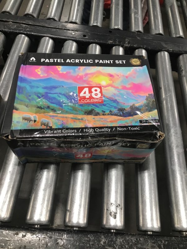 Photo 1 of 48 pcs Pastel acrylic paint set