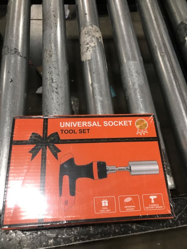 Photo 1 of Universal Socket Tool Set, Stocking Stuffers for Men Gifts for Men,Ratcheting Screwdriver T-Handle kit with Power Drill Adapter, Christmas Tool Gifts for Husband,Him, Women, Boyfriend,Dad,Handyman