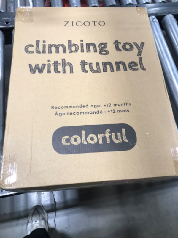 Photo 2 of Fun Climbing Toy Set for Toddlers Aged 1-3 - Incl. Crawl Through Tunnel, Large Ball Pit & Climbing Blocks for Unlimited Indoor Fun - Perfect Foam Play Gym for Baby/Kids to Safely Learn New Skills