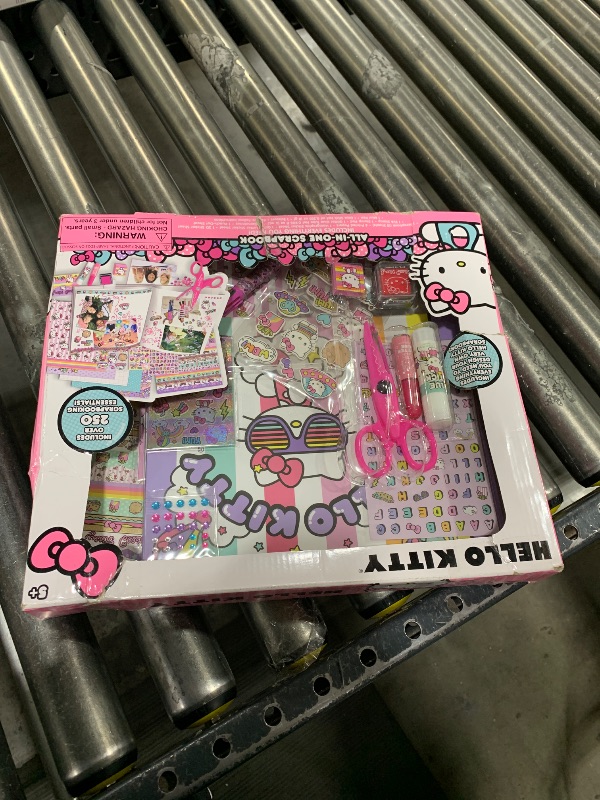 Photo 1 of Hello Kitty All-in-One DIY , Design Your Own Scrapbook with Over 250 Essentials, Great Hello Kitty Toys for Weekend Activity, Photo & Keepsake Album for Kids Ages 5, 6, 7, 8, 9, Small, Multicolor