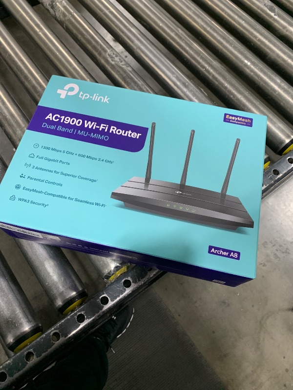 Photo 2 of TP-Link AC1900 Smart WiFi Router (Archer A8) -High Speed MU-MIMO Wireless Router, Dual Band Router for Wireless Internet, Gigabit, Supports Guest WiFi