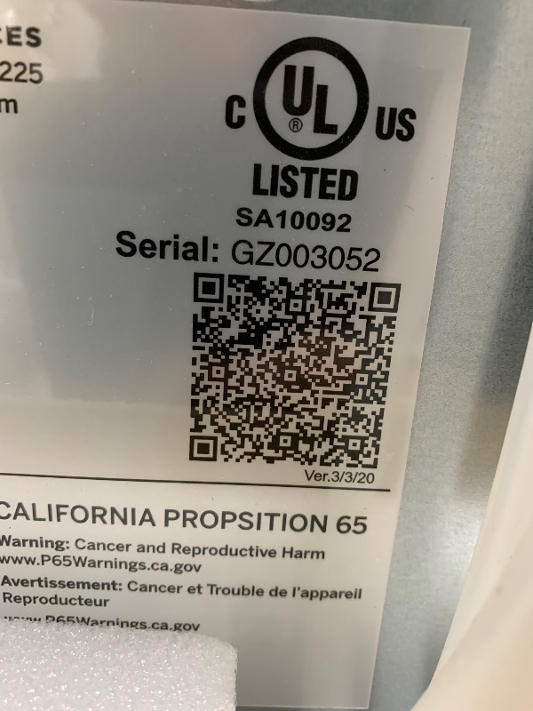 Photo 6 of GE Profile Opal 2.0 XL with 1 Gallon Tank, Chewable Crunchable Countertop Nugget Ice Maker, Scoop included, 38 lbs in 24 hours, Pellet Ice Machine with WiFi & Smart Connected, Stainless Steel