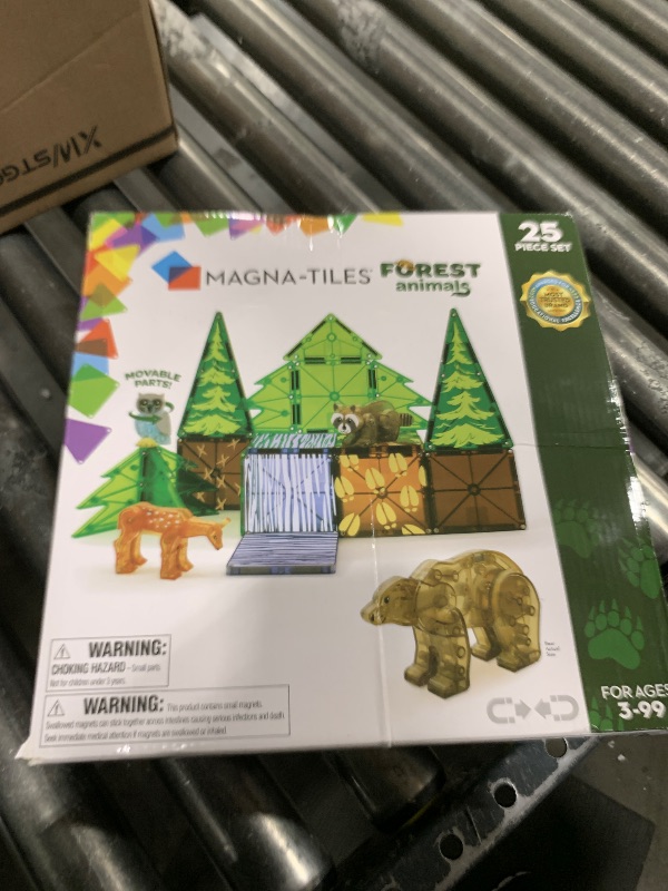 Photo 2 of MAGNA-TILES Forest Animals 25-Piece Magnetic Construction Set, The ORIGINAL Magnetic Building Brand