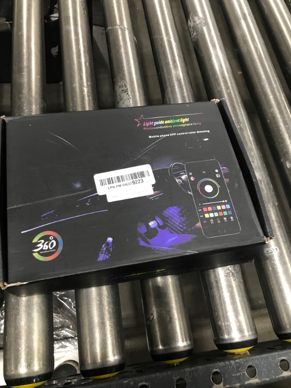 Photo 1 of Car LED Strip Lights, LEDCARE 9 in 1 RGB Car Interior Lights with APP & Remote Control, 16 Million Colors Ambient Lighting Kit with 5 Fiber Optic LED Strips & 4 Under Dash Lights, Sync to Music