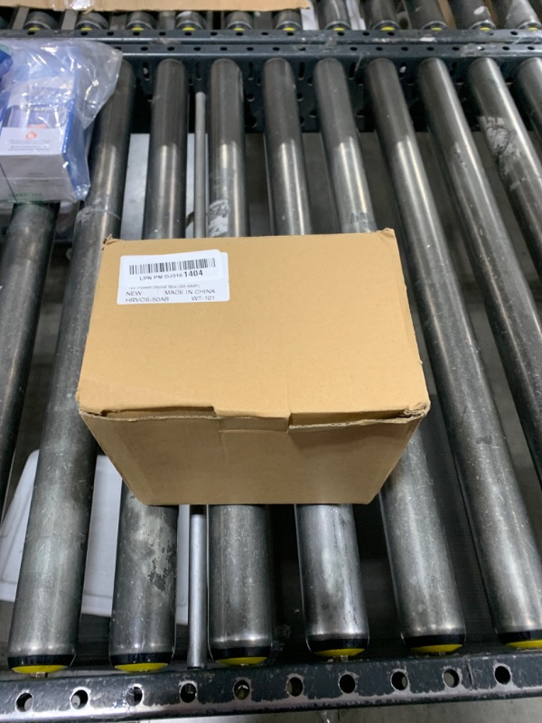 Photo 1 of briidea 50 Amp RV Power Outlet Box, 125/250 Volt NEMA 14-50R RV Receptacle, Enclosed Weatherproof Lockable Outdoor Electrical Panel Outlet for RV Camper Travel Trailer Electric Car