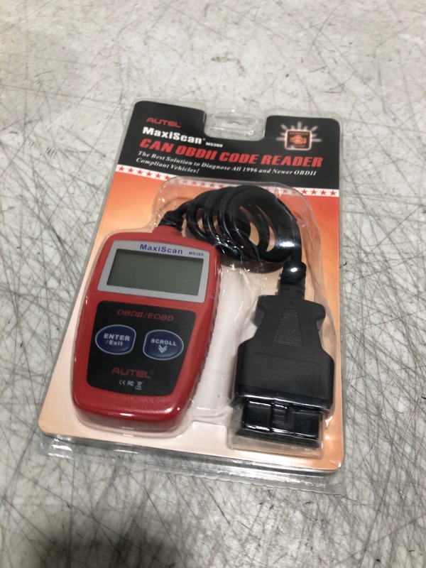 Photo 2 of Autel OBD2 Scanner MS309 Universal Car Engine Fault Code Reader, Check Engine Light and Emission Monitor Status, OBDII CAN Diagnostic Scan Tool