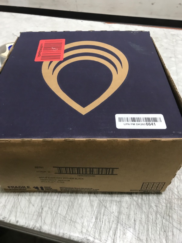 Photo 1 of Brita Large 10 Cup Water Filter Pitcher, 1 BritaPlus Filter, Everyday, Black (Package May Vary)