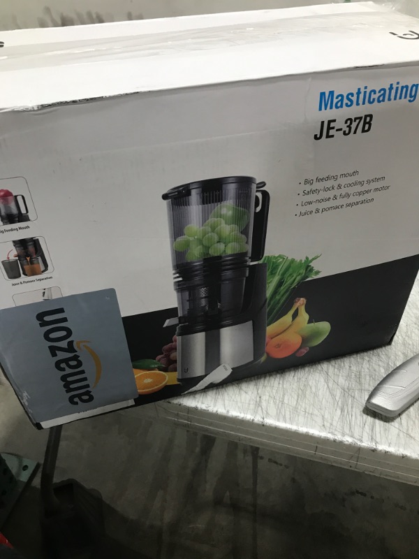 Photo 2 of Masticating Juicer Machines, 5.8" Inch Feeding Chute Supports Whole Fruits and Vegetables?350W Slow Cold Press Juicer?Easy to Clean