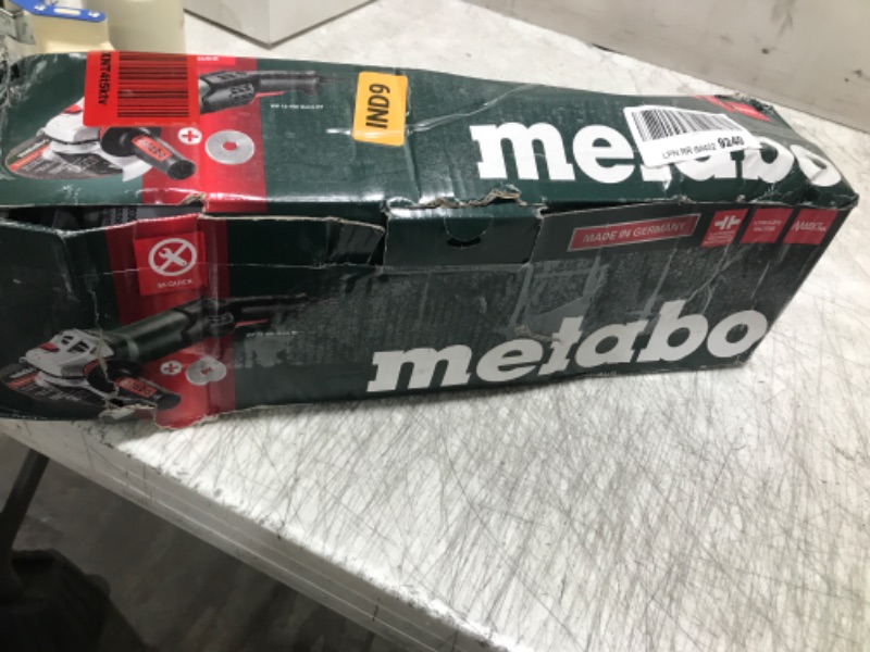 Photo 1 of Metabo 6-Inch Angle Grinder, 1300W, Rat Tail, Made in Germany, WP 13-150 Quick RT, 606634420