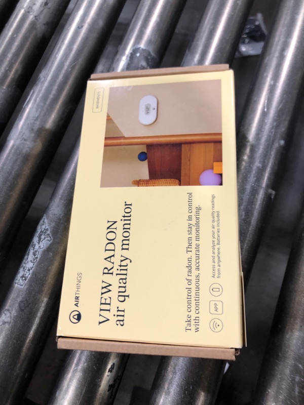 Photo 2 of Airthings 2989 View Radon - Radon Monitor with Humidity & Temperature Detector - Battery Powered Mobile APP, WiFi, Alerts & Notifications