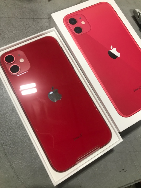 Photo 3 of Apple iPhone 11 [128GB, (Product) RED] + Carrier Subscription [Cricket Wireless]