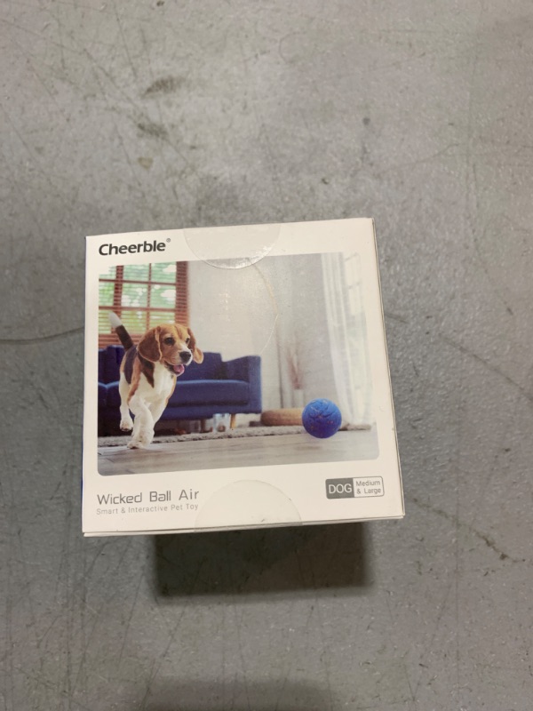 Photo 2 of ?New Material?Cheerble Smart Interactive Dog Toy, Wicked Ball AIR, Automatic Moving, Bouncing, and Rotating Ball, E-TPU Material, IPX7 Waterproof Rating, Active Rolling Ball for Medium and Large Dogs