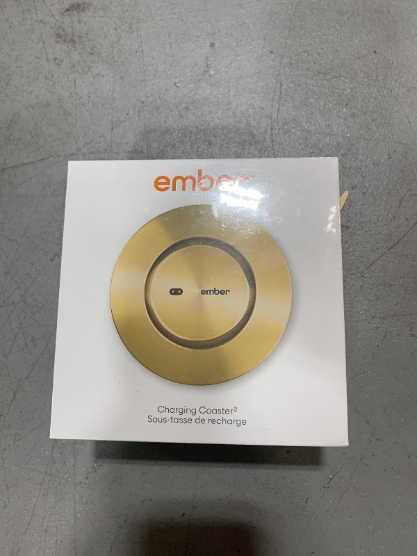 Photo 1 of Ember Charging Coaster 2, Wireless Charging for Use with Ember Temperature Control Smart Mug, Gold