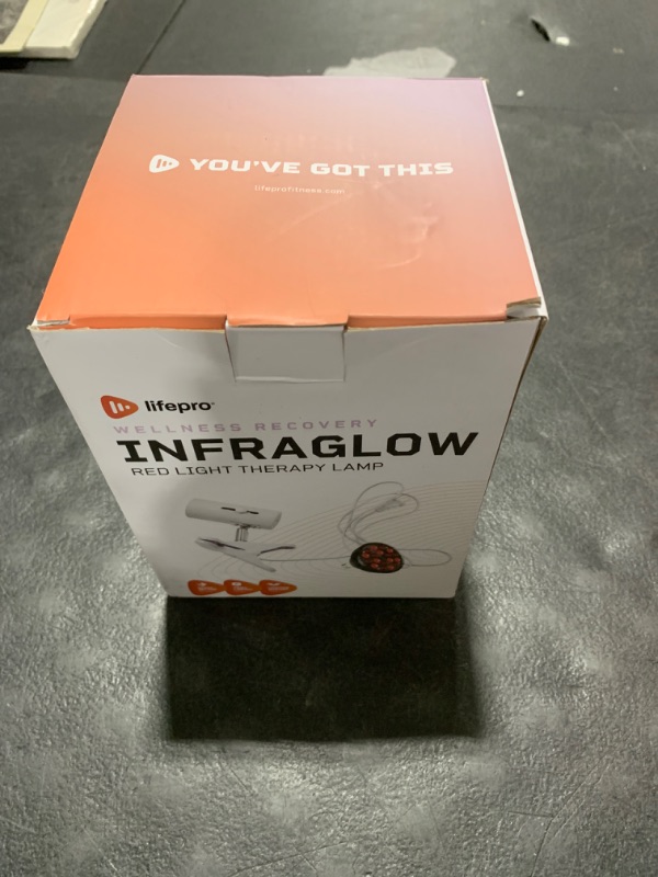 Photo 1 of LifePro InfraGlow NIR & Red Light Therapy Lamp - Infrared Red Light Therapy Bulb with 18 LEDs & Clip-On Lamp - at-Home Red Light Therapy for Body, Chronic Pain Relief, Skin Wellness, & Recovery