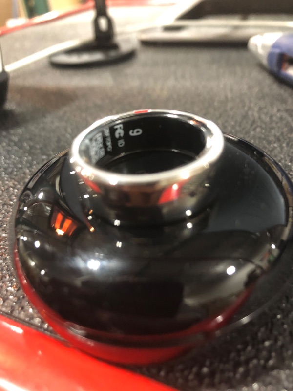 Photo 1 of POBOVi Smart Ring - Health & Sleep Tracker, Continuous SpO2 & Heart Rate Monitor, Stress Management, NFC Wireless Charging, 6-Day Battery, Water-Resistant(IP68), iOS & Android Compatible (Silver, 9)