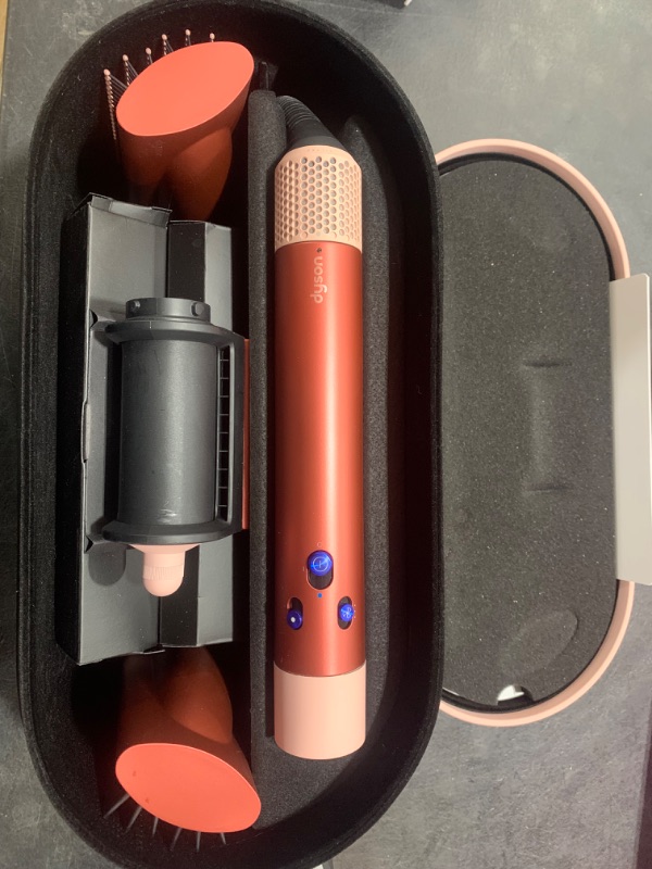 Photo 2 of Dyson Special edition Airwrap™ Complete long multi-styler in Strawberry bronze and blush pink with Detangling comb