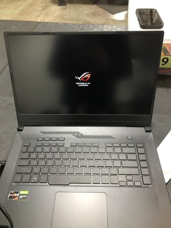 Photo 2 of ASUS - 15.6" Gaming Laptop - AMD Ryzen 7 - 16GB Memory - NVIDIA GeForce GTX 1660 Ti Max-Q - 512GB Solid State Drive - Metalic Hairline Black Notebook PC Computer