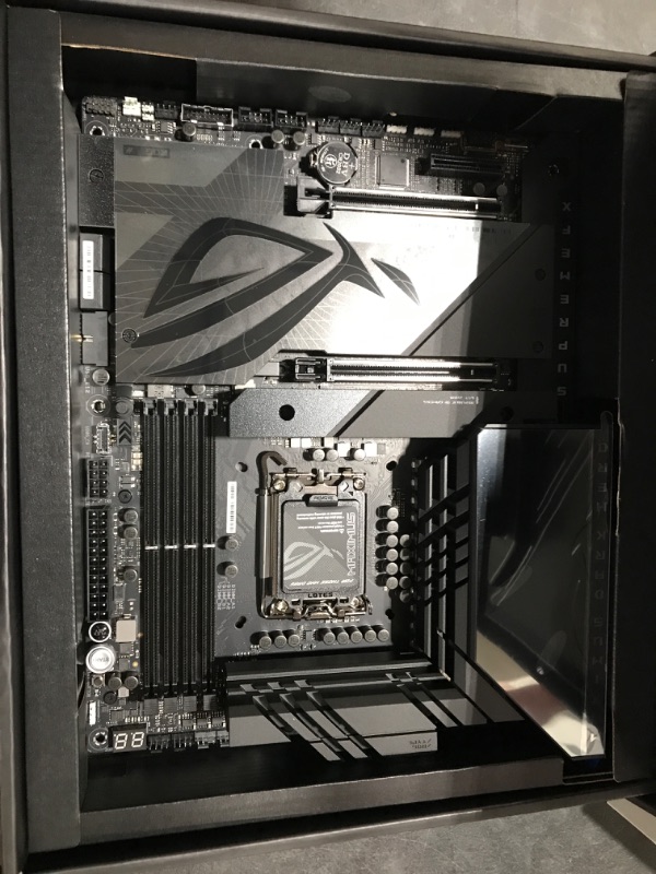 Photo 3 of ASUS ROG Maximus Z790 Dark Hero (WiFi 7) LGA 1700(Intel 14th &13th&12th Gen) ATX Gaming Motherboard(PCIe 5.0x16, 5xM.2 Slots,DDR5,2X Thunderbolt 4 Ports, USB Type-C Front-Panel)