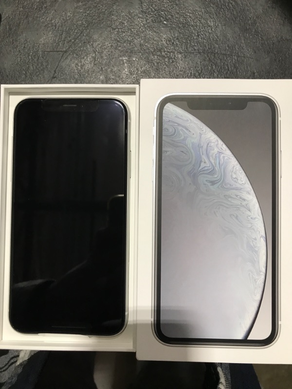 Photo 2 of Apple iPhone XR (128GB, White) [Locked] + Carrier Subscription