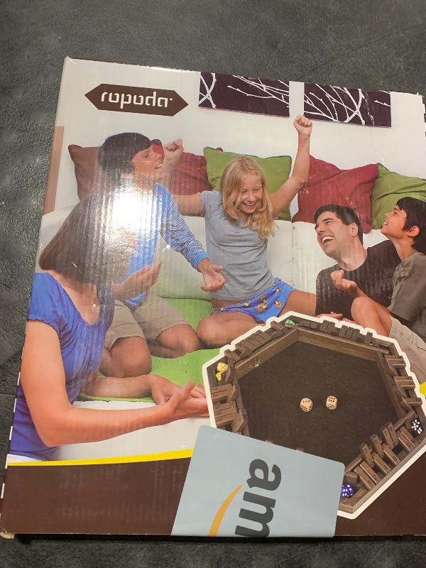 Photo 1 of ropoda 6-Way Shut The Box Game, Upgraded 1-6 Player Shut The Box for Adult and Kids, Shut The Box Game Wooden Dice Game -Addition Training, Fun for Family Game Night-Vintage Style