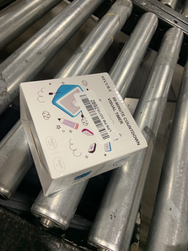 Photo 1 of Secura 60-Minute Visual Timer, Classroom Timer, Countdown Timer for Kids and Adults, Time Management Tool for Teaching (Orange & Red)