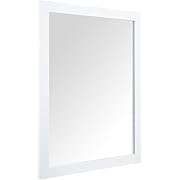 Photo 1 of BOMINICA Rectangular Wall Mirror Framed Wall Mirror 16” x 20” for Bathroom, Living Room, Vanity, White
