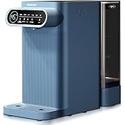 Photo 1 of PUREPLUS Countertop Reverse Osmosis Water Filtration System, 5 Stage Countertop Water Filtration, Portable Instant Hot Water Dispenser, 4 Temperature Options, No Installation Required, PP-WFC-DA-Blue
