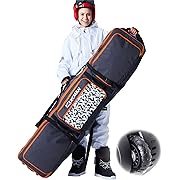 Photo 1 of XCMAN Roller Snowboard Bag with Wheels,Adjustable Length,Extra Long/Wide/Deep,Waterproof - with Protection Ribs 140L
