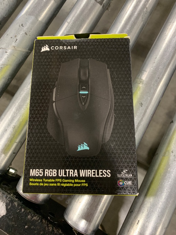 Photo 2 of Corsair M65 RGB Ultra Wireless, Tunable FPS Wireless Gaming Mouse, Black