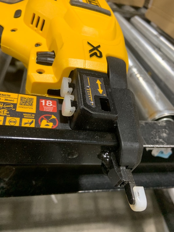 Photo 4 of DEWALT 20V MAX* Narrow Crown Stapler, 18GA, Tool Only (DCN681B)