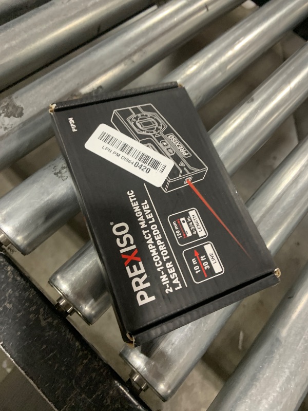 Photo 1 of PREXISO 2-in-1 Line Laser Level - Mini Torpedo Level with Light, 3-3/4 inch Rotatable Magnetic Pocket Level & 30Ft Laser Line Leveler Tool for Hanging Picture, Wall Marking Painting, Home Renovation