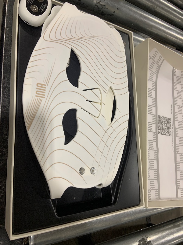 Photo 1 of Red Light Therapy for Face, Glow Wireless LED Face Mask Light Therapy with Near-Infrared Red Light (NIR), Rechargeable and Ergonomic Design for Home & Travel(Black)