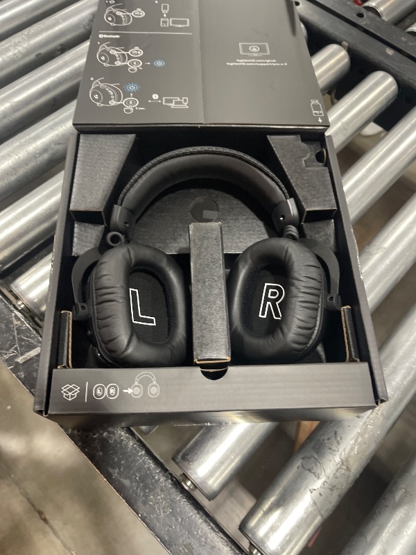 Photo 3 of Logitech G PRO X 2 Lightspeed Wireless Gaming Headset: Detachable Boom Mic, 50mm Graphene Drivers, DTS:X Headphone 2.0—7.1 Surround, Bluetooth/USB/3.5mm Aux, for PC, PS5, PS4, Nintendo Switch - Black