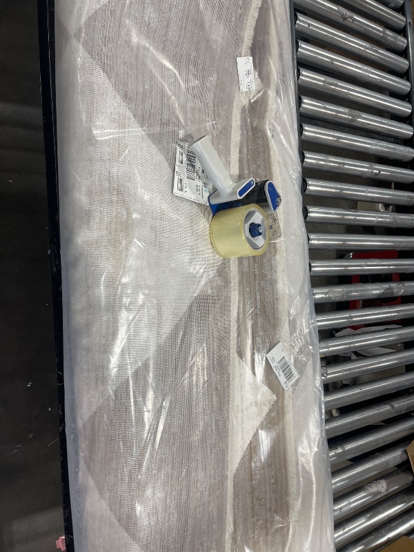 Photo 1 of nuLOOM Fringed Performance Indoor Area Rug, Power Loomed, Easy Clean, Durable, Non-Shed, 12' x 16', Meline Beige