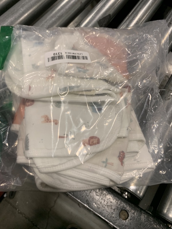 Photo 1 of 5-Pack Muslin Burp Cloths for Baby Boys and Girls - Super Absorbent Baby Burp Cloth, Viscose Derived from Bamboo Cotton Baby Washcloths, Burp Rags, Large Neutral Burp Clothes for Newborn (Wilderness)