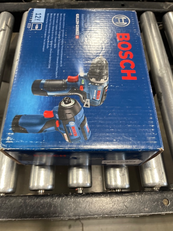 Photo 2 of BOSCH 12V Max 2-Tool Brushless Combo Kit with 3/8 In. Drill/Driver, 1/4 In. Hex Impact Driver and (2) 2 Ah Batteries (GXL12V-220B22)