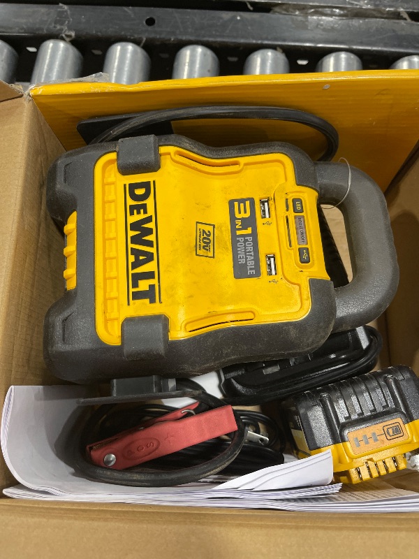 Photo 3 of DeWalt DXAE20VBBK Battery Booster with 20V XR 5 AH Lithium-Ion Battery and DCB115 Battery Charger