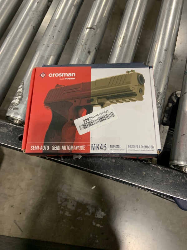 Photo 1 of Crosman MK45 CO2-Powered Semi-Auto BB Air Pistol, Earth/Black